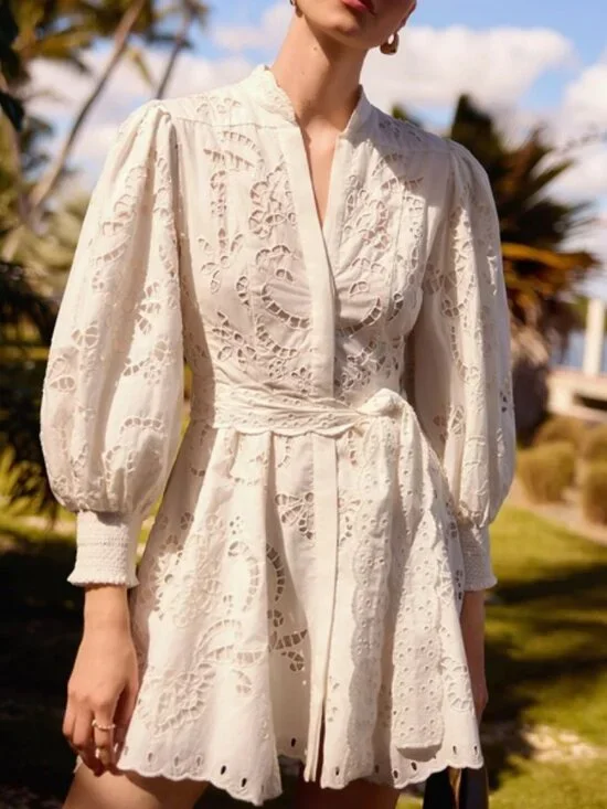 Alice and Olivia Lucy Mini Shirt Dress - Picture 3 of 5